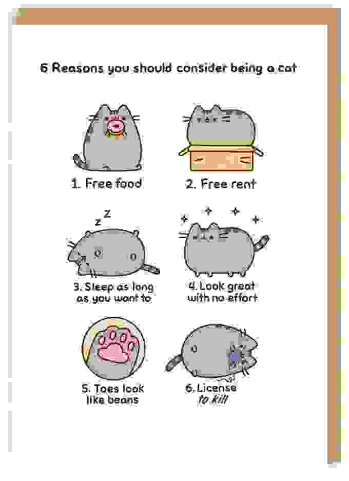 Reasons You Should Consider Being A Cat Pusheen Grußkarte