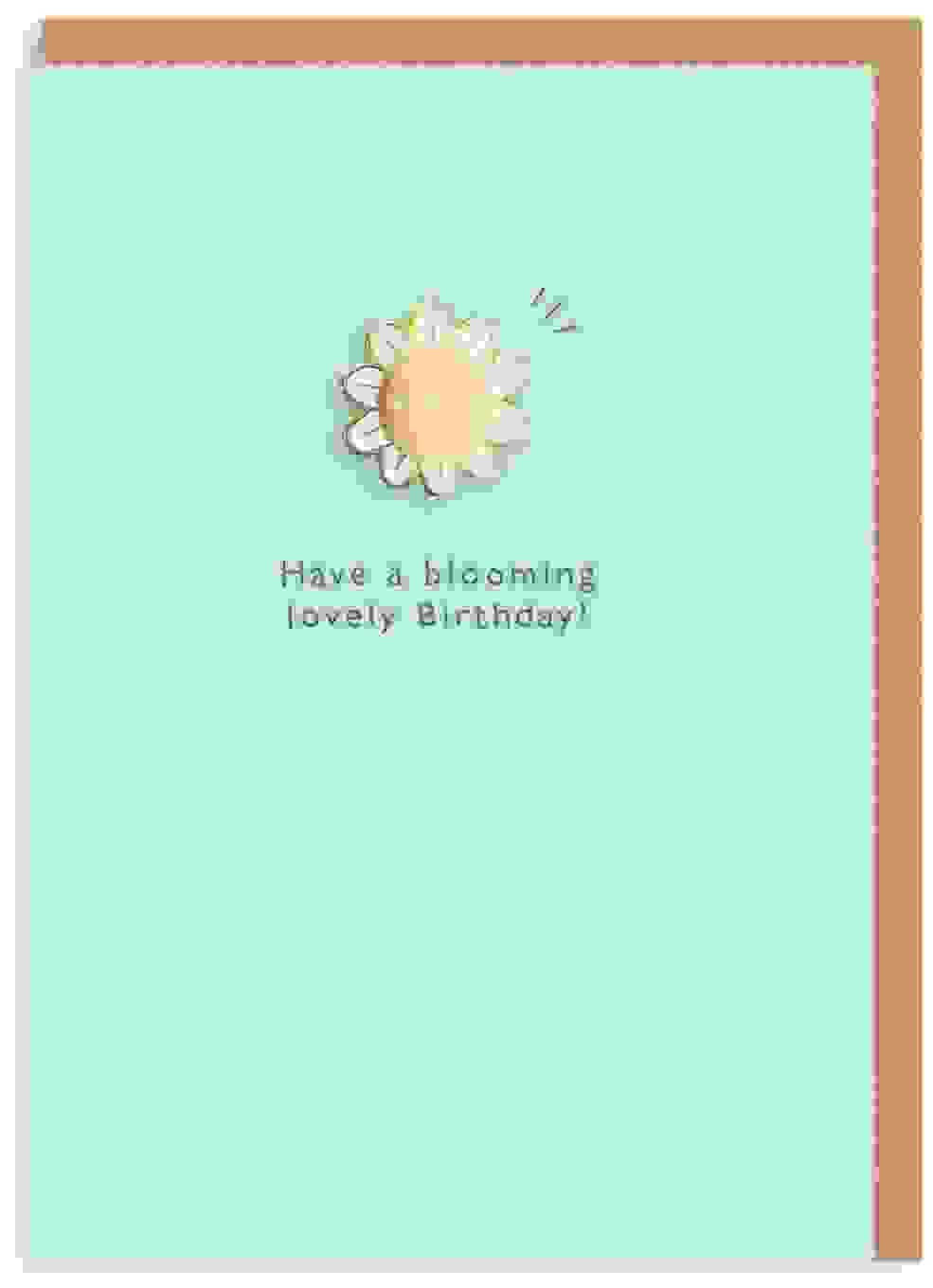 Blooming Birthday Pin & Grußkarte