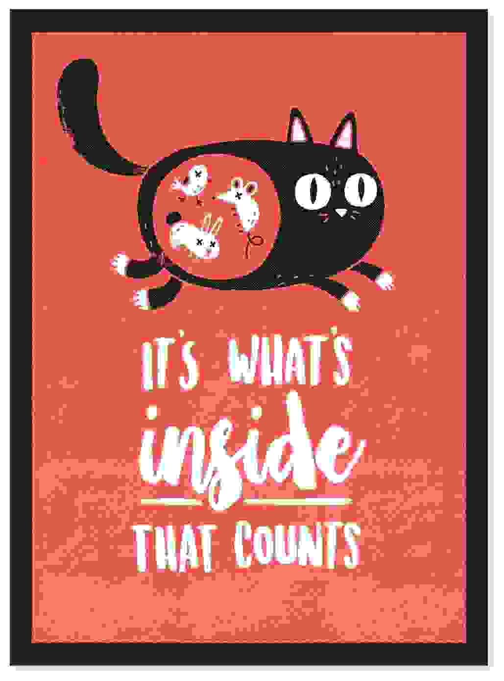 What’s Inside That Counts A4 Riso Print