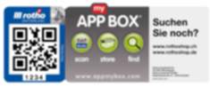 5x "App my Box" Etiketten