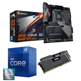 Aufrüst-Kit: ASRock Z590 Pro4 - Intel Core i9-11900K, 8x 3.50GHz - 16 GB DDR4