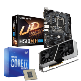 Aufrüst-Kit: GIGABYTE H510M H - Intel Core i7-10700KF, 8x 3.80GHz - 16 GB DDR...