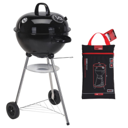 BBQ Collection Holzkohlegrill auf Rädern mit Thermometer - Ø47 cm Inkl.