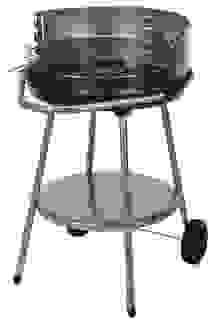 BBQ Holzkohlegrill Offener Grill auf Rädern - 51x57x82cm