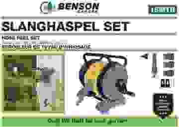 Benson Schlauchaufroller-Set - 2-in-1 - 15 Meter Schlauch