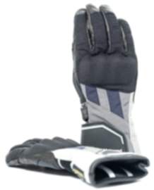 BMW GS Dry Motorradhandschuhe Damen (schwarzblau) Farbe: Schwarz|Blau Größe: 7,5