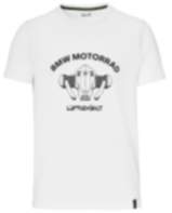 BMW Luftgekühlt T-Shirt Herren (weiß) Farbe: Blau Größe: M