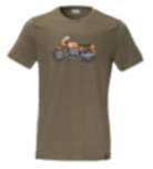 BMW R90 S T-Shirt Herren (khaki) Farbe: Braun Größe: L