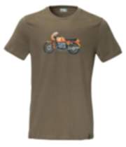 BMW R90 S T-Shirt Herren (khaki) Farbe: Braun Größe: L