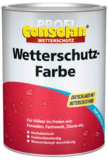 Consolan Profi Wetterschutzfarbe Blaugrau 10L Pro