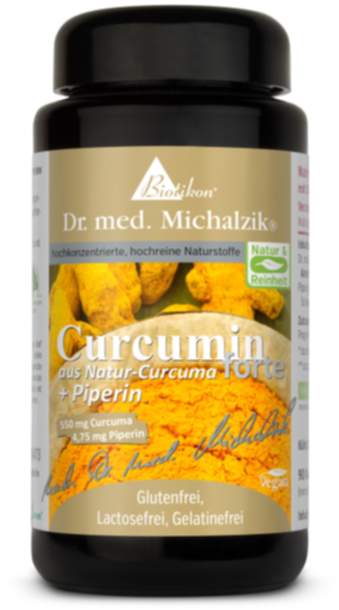 Curcumin forte Natur-Curcuma + Piperin nach Dr. med. Michalzik