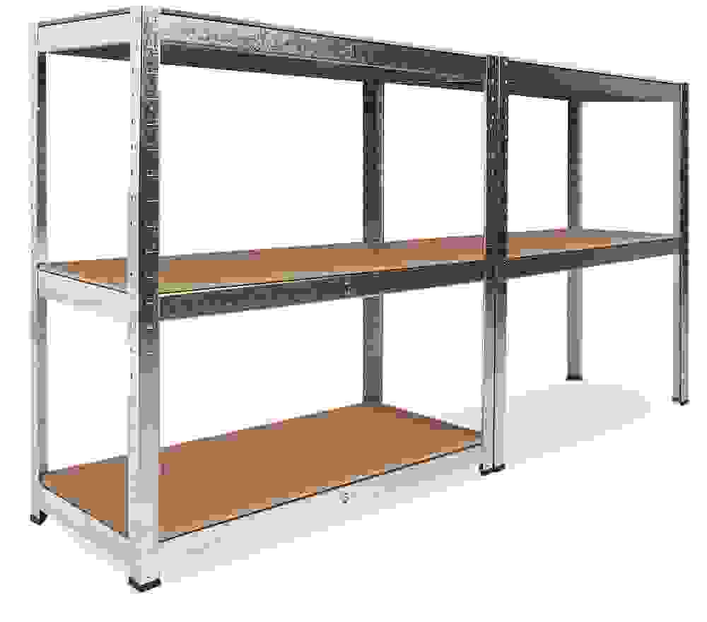 DBA 2 Stück Regalschrank / Lagerregal mit 5 Fachböden - 175x75x30cm - 350kg