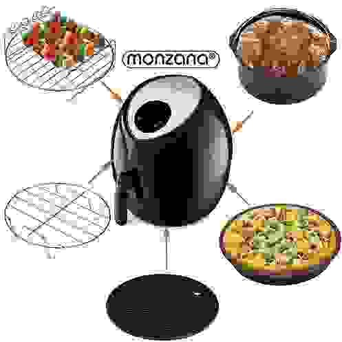 DBA Airfryer Zubehör - komplettes Set - 9 Teile