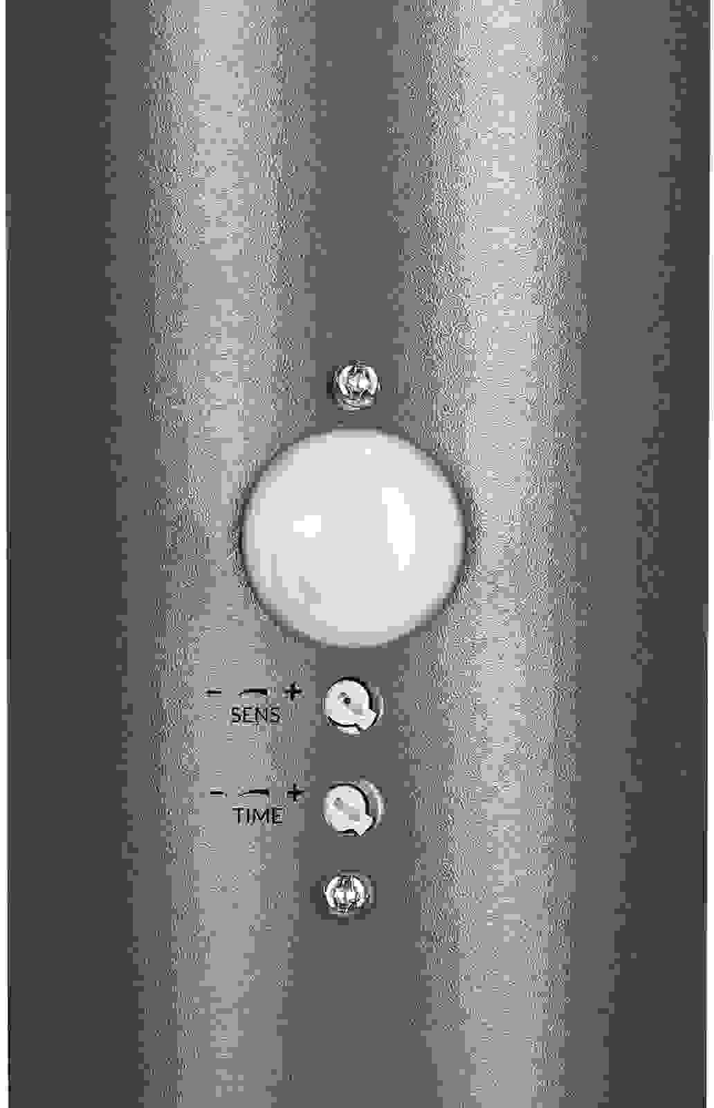 DBA Außenbeleuchtung - Wandleuchte - Außenbeleuchtung - Edelstahl - Mit Sensor -48 x 12 cm - Anthrazit