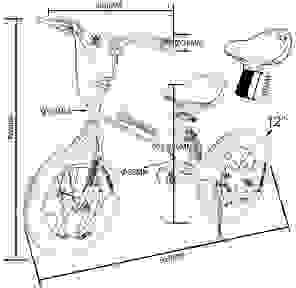 DBA Balance Fahrrad mit Federung rosa