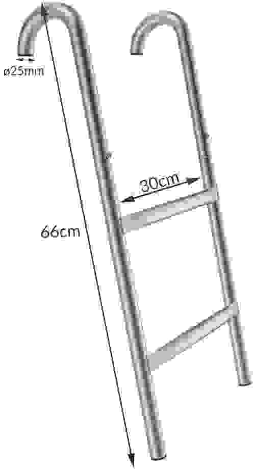 DBA Trampolin-Leiter 76cm