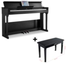 Donner DDP-90 Home Digitalpiano mit 88 Tasten - Piano + Klavierhocker