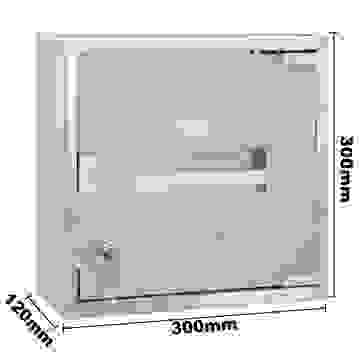 DUB Medizinschrank Erste Hilfe inkl. Schlüssel klein 30cm x 30cm x 12cm