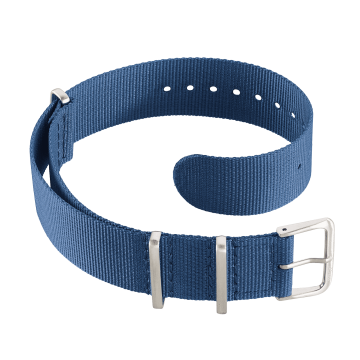 Durchziehband Nylon Blau 20 mm