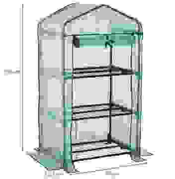 Gardebruk Poly-Gewächshaus 126x49x69cm