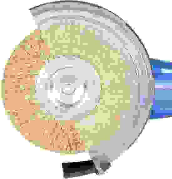 Güde Elektrische Fugenbürste GRF401 - Unkrautbürste - mit vier Bürsten - 400W