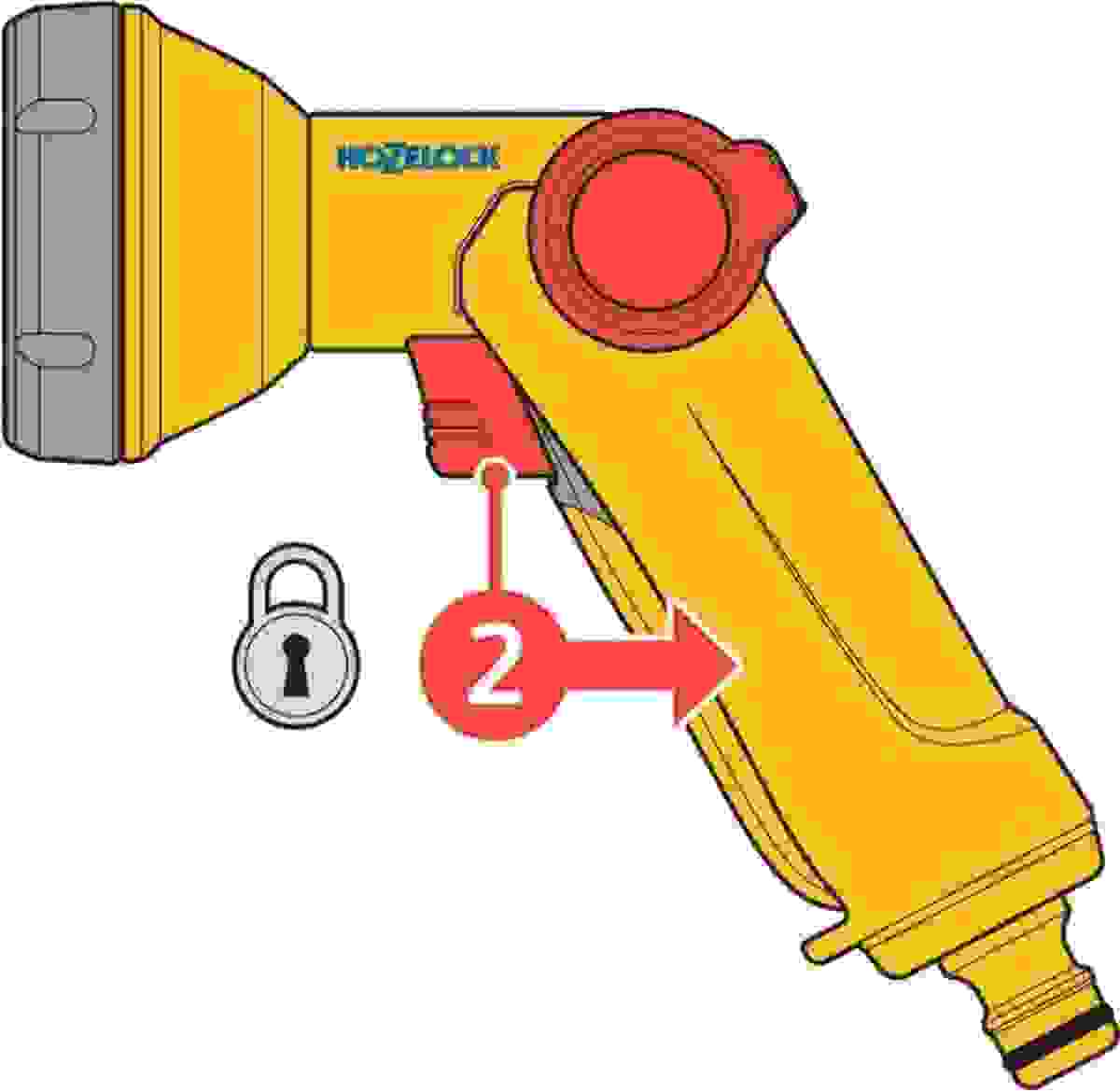 Hozelock Multi-Spray PLUS Broespray-Düse