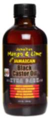 Jamaican Mango & Lime -  Extra Dark Jamaican Black Castor Oil 4oz