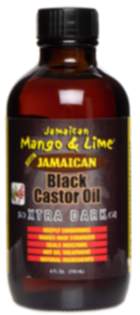 Jamaican Mango & Lime -  Extra Dark Jamaican Black Castor Oil 4oz