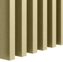 Klemp CLASSIC Lamellenwand aus MDF 30x40 mm, 17 Stück LA014 Goldglanz