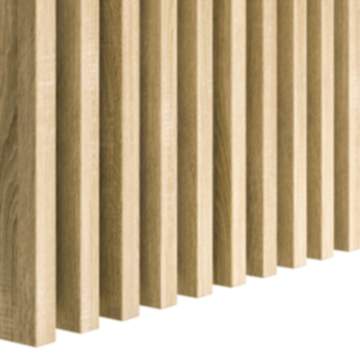 KLEMP MINI Lamellenwand aus MDF 16x30 mm, 31 Stück LA102 Sonoma Eiche