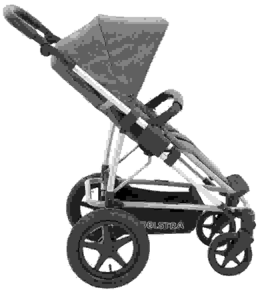 Koelstra Kinderwagen mit Babytragetasche - Binque Daily Combi Kinderwagen - Blau