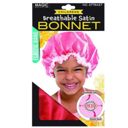 Magic Kinder Satin Bonnet - Rosa