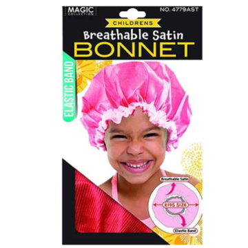 Magic Kinder Satin Bonnet - Rot