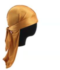 Magic Seidiger Satin Durag - Gold