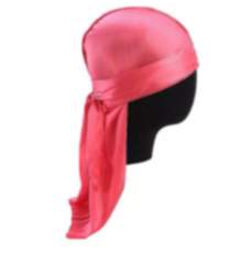 Magic Seidiger Satin Durag - Hot Pink