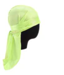 Magic Seidiger Satin Durag - Lime Grün