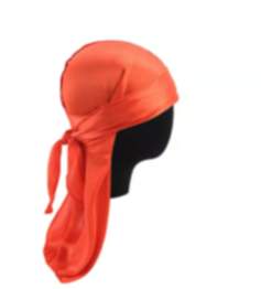 Magic Seidiger Satin Durag - Orange