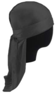 Magic Seidiger Satin Durag - Schwarz