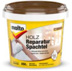 Molto Holz Reparatur Spachtel 450g zum Reparieren von beschädigtem Holz