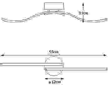 Monza LED-Deckenleuchte Ny bolge