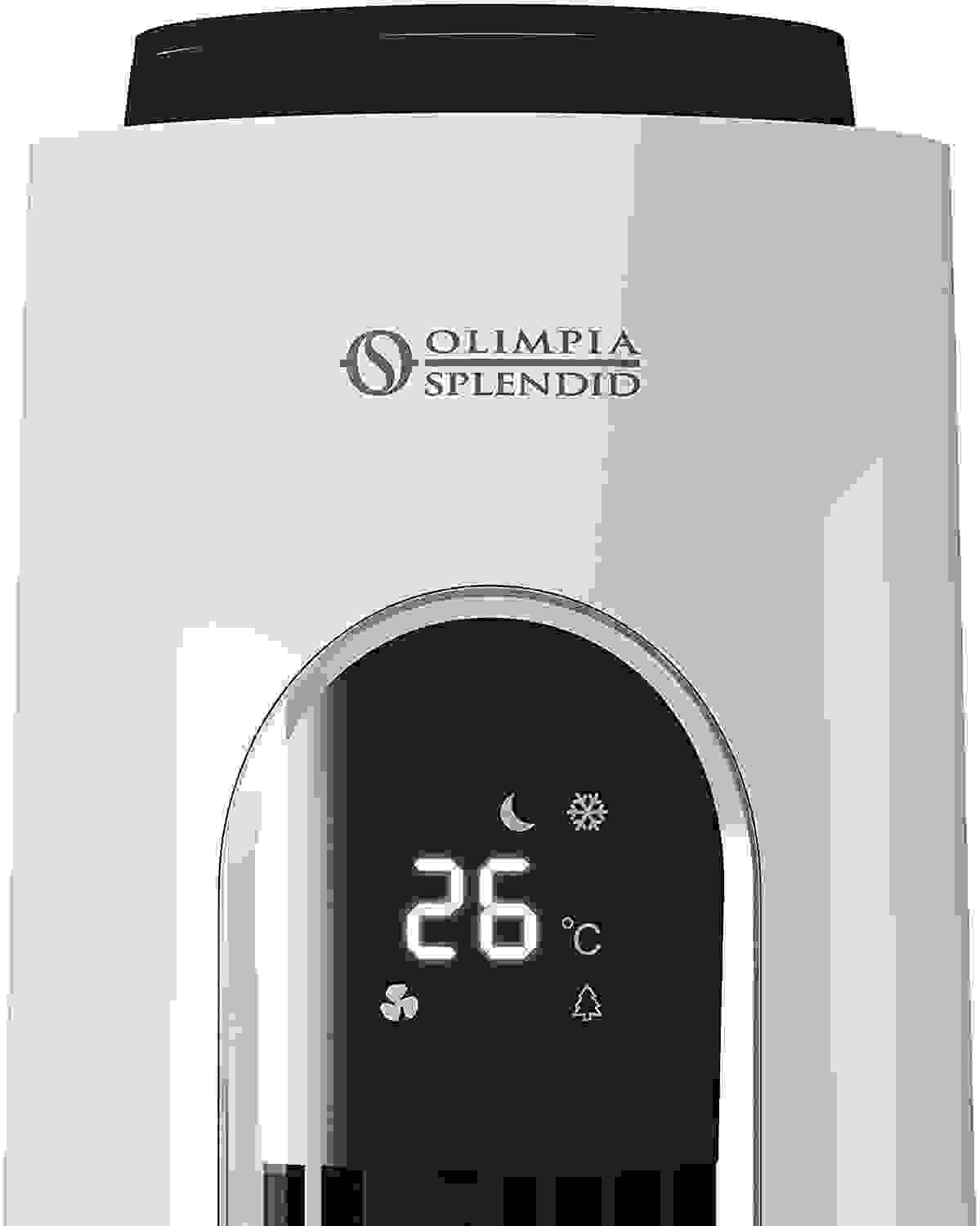 Olimpia Splendid Turmventilator - Luftkühler - 360° drehbar - Max. 300 m³ mit Zeitschaltuhr und Fernbedienung