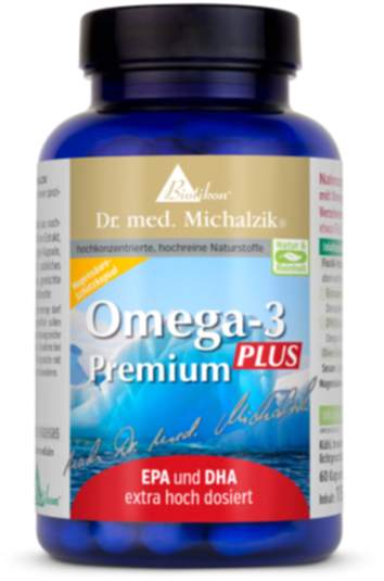 Omega-3 premium PLUS Fischölkonzentrat nach Dr. med. Michalzik