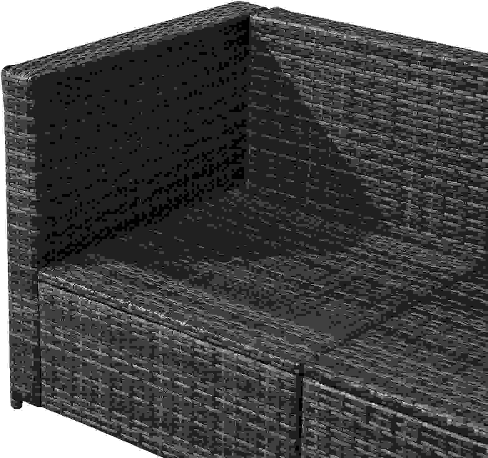 Outsunny Polyrattan Lounge Set 8-teilig inkl. Kissen