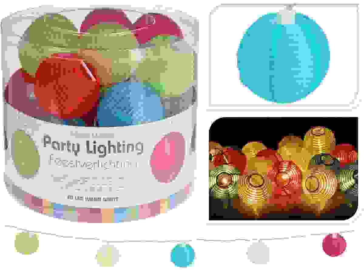 Partybeleuchtung 20 led Lichter - 5 Farben