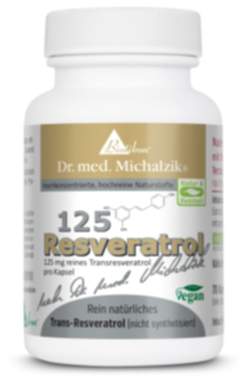 Resveratrol 125 | 500 mg reines Trans Resveratrol | 70 Kapseln | Dr. med. Michalzik