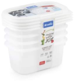 Set Gefrierdosen 4 x 0.2 l DOMINO