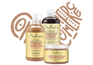 Shea Moisture - Jamaican Black Castor Oil - Strengthen & Restore Trio Set