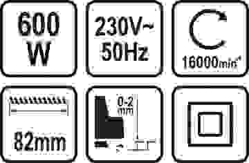 Sthor Elektro-Hobelmaschine - 600W