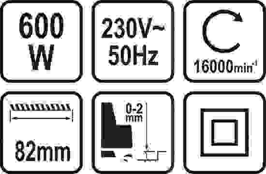 Sthor Elektro-Hobelmaschine - 600W