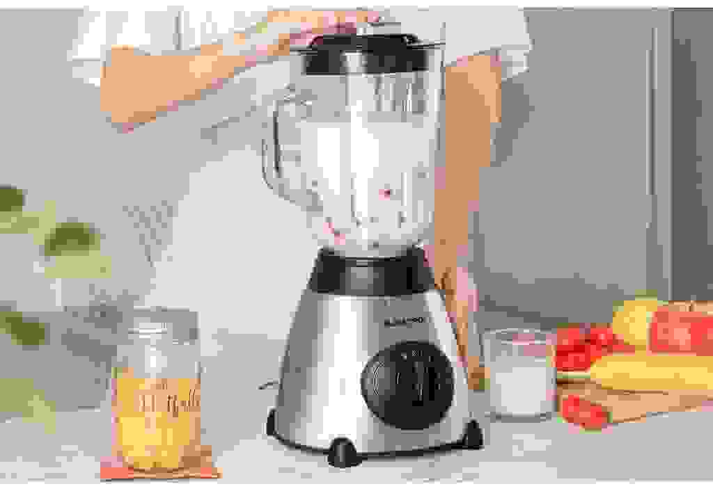 Swiss Pro+ Blender - 5 Geschwindigkeiten - 1.5L - 1000W - Edelstahl